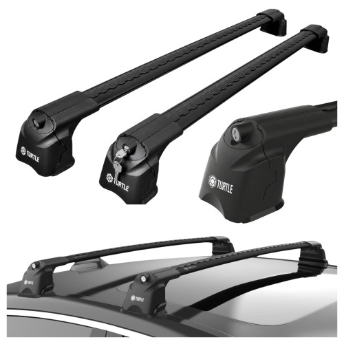 Przejdź do produktu Bagażnik dachowy na punkty montażowe Turtle Air-3 106 cm, czarny, T/MC03001-0606B
