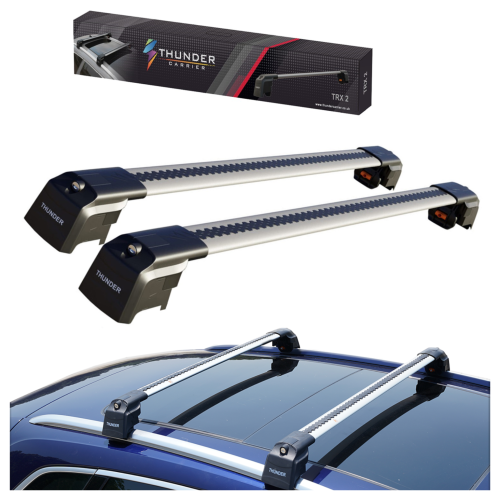 Przejdź do produktu Bagażnik na relingi zintegrowane Thunder TRX2 94 cm, srebrny, TRX2CRV02- 94-94