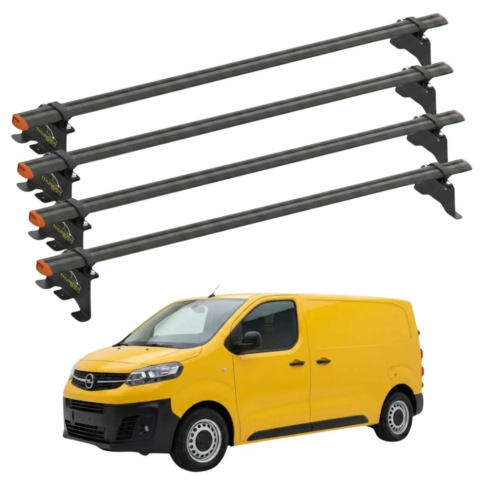 Bagażnik dachowy Thunder TRX Pro, 4 belki 140 cm, czarny, TRX PRO-101-4B - Sklep motozebra