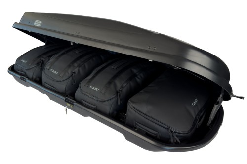Przejdź do produktu Torby do boksu dachowego Cruz Xtreme 450 – zestaw KJUST PRO 4 szt., 20107
