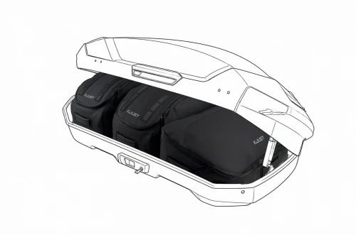Torby do boksu dachowego TopBox 350 – zestaw KJUST PRO 3 szt., 20090