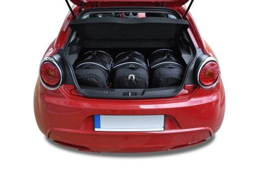 Przejdź do produktu Torby do bagażnika Alfa Romeo Mito Hatchback I (955) 2008–2018 – zestaw KJUST SPORT 3 szt., 7001001