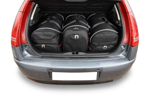 Torby do bagażnika Citroen C4 Hatchback I (LC) 2004–2010 – zestaw KJUST SPORT 3 szt., 7010103
