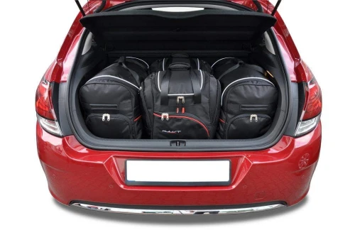 Torby do bagażnika Citroen C4 Hatchback II 2010–2017 – zestaw KJUST SPORT 4 szt., 7010004