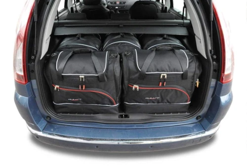 Torby do bagażnika Citroen C4 Grand Picasso I 2006–2013 – zestaw KJUST SPORT 5 szt., 7010106