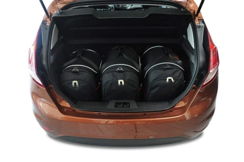 Torby do bagażnika Ford Fiesta MK7 2012–2017 – zestaw KJUST SPORT 3 szt., 7015001