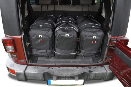 Przejdź do produktu Torby do bagażnika Jeep Wrangler Unlimited III (JK) 2007–2018 – zestaw KJUST SPORT 4 szt., 7021005
