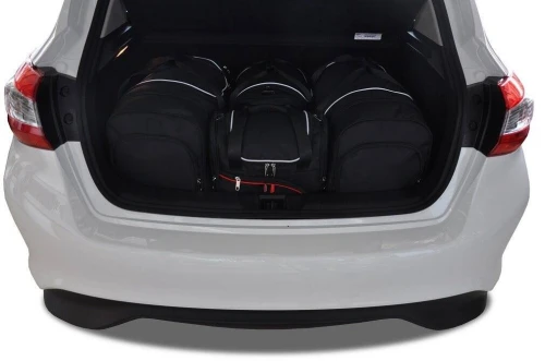 Torby do bagażnika Nissan Pulsar I 2014–2018 – zestaw KJUST AERO 4 szt., 7030005