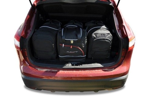Przejdź do produktu Torby do bagażnika Nissan Qashqai I 2007–2013 – zestaw KJUST SPORT 4 szt., 7030106