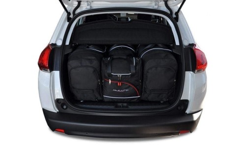 Przejdź do produktu Torby do bagażnika Peugeot 2008 I (A94) 2013–2019 – zestaw KJUST AERO 4 szt., 7032005