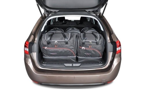 Przejdź do produktu Torby do bagażnika Peugeot 308 SW II (T9) 2014–2021 – zestaw KJUST SPORT 5 szt., 7032008