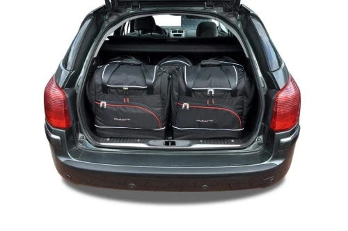 Torby do bagażnika Peugeot 407 SW I 2004–2011 – zestaw KJUST SPORT 5 szt., 7032013
