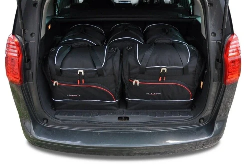 Torby do bagażnika Peugeot 5008 I (T87) 2009–2016 – zestaw KJUST SPORT 5 szt., 7032012
