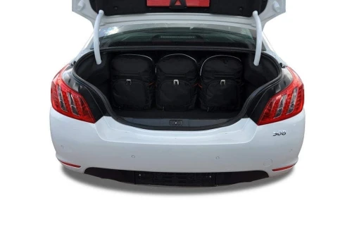 Torby do bagażnika Peugeot 508 Limousine I 2011–2014 – zestaw KJUST SPORT 5 szt., 7032010