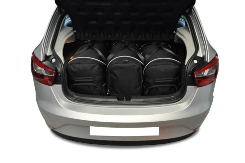 Torby do bagażnika Seat Ibiza Hatchback 5D IV 2008–2017 – zestaw KJUST SPORT 3 szt., 7036002