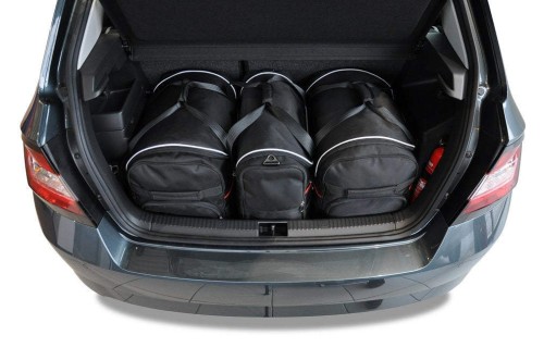 Przejdź do produktu Torby do bagażnika Skoda Fabia Hatchback III 2014–2021 – zestaw KJUST AERO 3 szt., 7037002