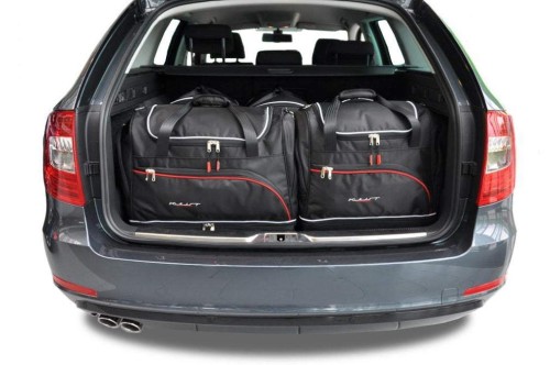 Przejdź do produktu Torby do bagażnika Skoda Superb Kombi II 2010–2015 – zestaw KJUST SPORT 5 szt., 7037012