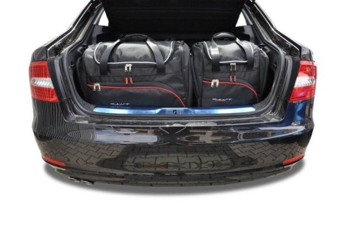 Przejdź do produktu Torby do bagażnika Skoda Superb Limousine II 2008–2015 – zestaw KJUST SPORT 5 szt., 7037010