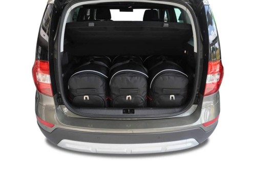Przejdź do produktu Torby do bagażnika Skoda Yeti I 2009–2017 – zestaw KJUST TROLLEY 3 szt., 7037007