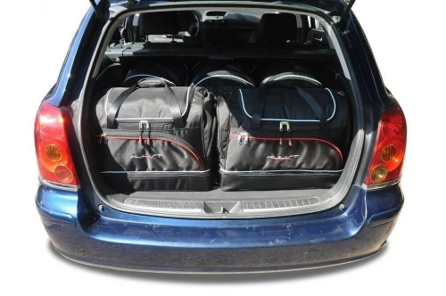 Torby do bagażnika Toyota Avensis Wagon II (T25) 2002–2009 – zestaw KJUST SPORT 5 szt., 7041109