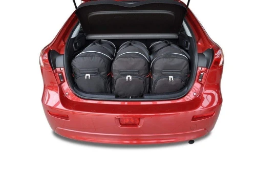 Torby do bagażnika Mitsubishi Lancer Sportback IX 2007–2016 – zestaw KJUST TROLLEY 3 szt., 7029003
