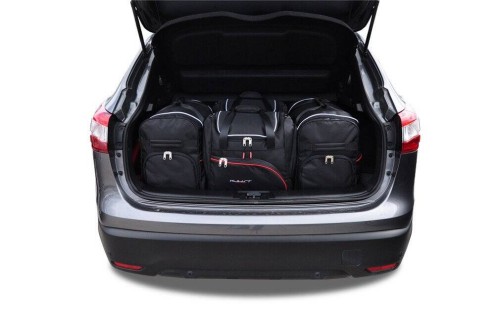 Przejdź do produktu Torby do bagażnika Nissan Qashqai II 2014–2017 – zestaw KJUST SPORT 4 szt., 7030006