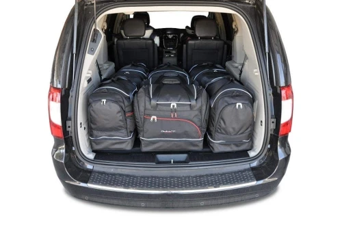Torby do bagażnika Lancia Voyager I 2011–2016 – zestaw KJUST SPORT 7 szt., 7045001