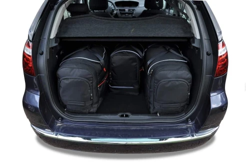 Torby do bagażnika Citroen C4 Picasso I 2007–2013 – zestaw KJUST SPORT 4 szt., 7010005