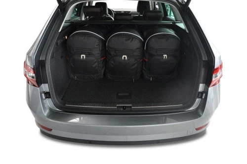Torby do bagażnika Skoda Superb Kombi III 2015–2023 – zestaw KJUST SPORT 5 szt., 7037013
