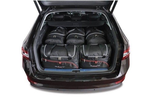 Przejdź do produktu Torby do bagażnika Skoda Superb Kombi III 2015–2023 – zestaw KJUST AERO 5 szt., 7037014