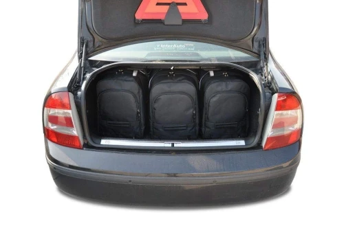 Torby do bagażnika Skoda Superb Limousine I 2001–2008 – zestaw KJUST AERO 5 szt., 7037015