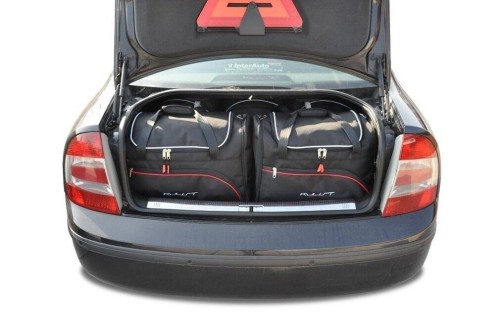 Przejdź do produktu Torby do bagażnika Skoda Superb Limousine I 2001–2008 – zestaw KJUST SPORT 5 szt., 7037016