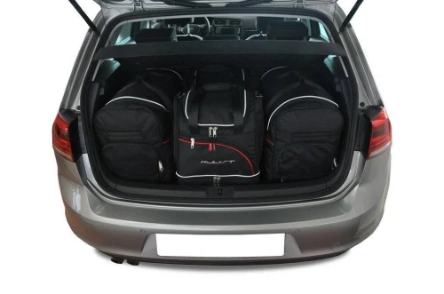 Torby do bagażnika Volkswagen Golf Hatchback VII 2012–2020 – zestaw KJUST SPORT 4 szt., 7043005