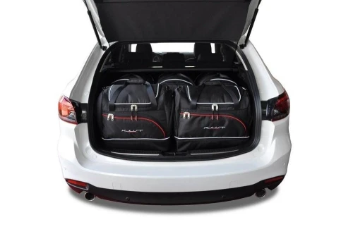 Torby do bagażnika Mazda 6 Kombi III 2012–2024 – zestaw KJUST SPORT 5 szt., 7026005