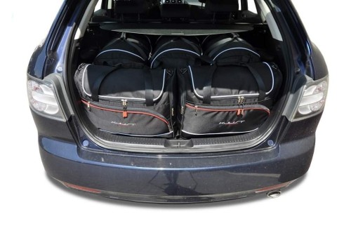 Przejdź do produktu Torby do bagażnika Mazda CX-7 I (ER) 2007–2012 – zestaw KJUST AERO 5 szt., 7026012
