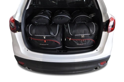 Torby do bagażnika Mazda CX-5 I (KE) 2011–2017 – zestaw KJUST AERO 5 szt., 7026016