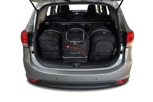 Torby do bagażnika Kia Carens Minivan IV 2013–2018 – zestaw KJUST SPORT 4 szt., 7022001