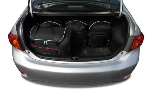 Torby do bagażnika Toyota Corolla Limousine X (E15) 2007–2014 – zestaw KJUST SPORT 5 szt., 7041014