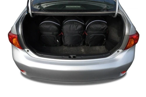 Torby do bagażnika Toyota Corolla Limousine X (E15) 2007–2014 – zestaw KJUST SPORT 5 szt., 7041014
