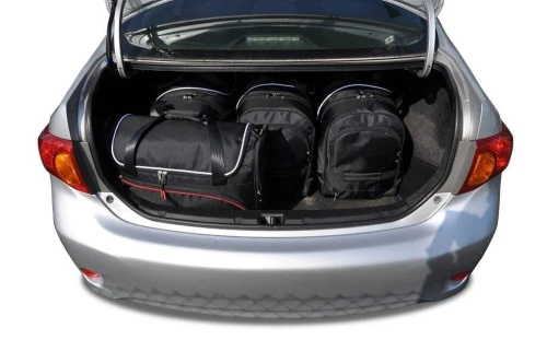 Torby do bagażnika Toyota Corolla Limousine X (E15) 2007–2014 – zestaw KJUST AERO 5 szt., 7041015