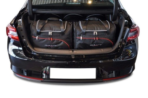 Przejdź do produktu Torby do bagażnika Renault Talisman Limousine I 2015–2022 – zestaw KJUST SPORT 5 szt., 7034021