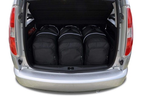 Przejdź do produktu Torby do bagażnika Skoda Roomster Mikrovan I 2006–2015 – zestaw KJUST TROLLEY 3 szt., 7037006