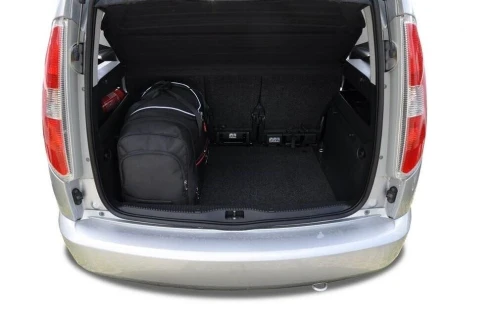 Torby do bagażnika Skoda Roomster Mikrovan I 2006–2015 – zestaw KJUST SPORT 4 szt., 7037020
