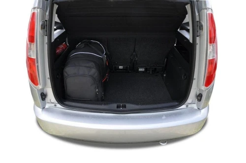 Torby do bagażnika Skoda Roomster Mikrovan I 2006–2015 – zestaw KJUST AERO 4 szt., 7037021