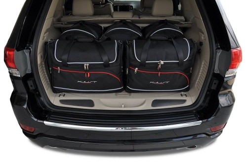 Przejdź do produktu Torby do bagażnika Jeep Grand Cherokee WK 2010–2021 – zestaw KJUST AERO 5 szt., 7021008