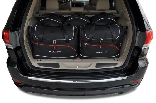 Torby do bagażnika Jeep Grand Cherokee WK 2010–2021 – zestaw KJUST AERO 5 szt., 7021008