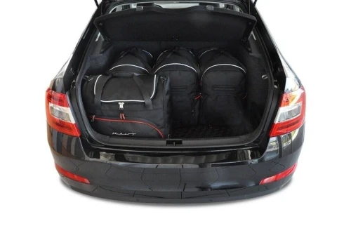 Torby do bagażnika Skoda Octavia Liftback / RS III 2013–2020 – zestaw KJUST SPORT 5 szt., 7037008