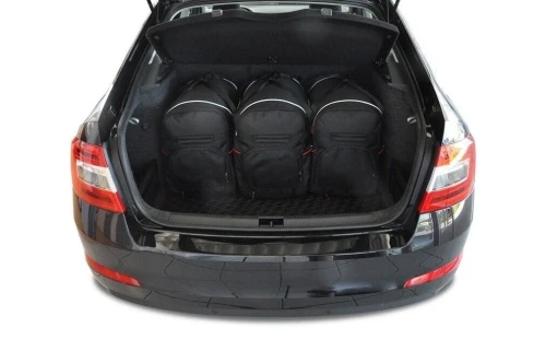 Torby do bagażnika Skoda Octavia Liftback / RS III 2013–2020 – zestaw KJUST SPORT 5 szt., 7037008