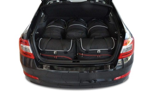 Przejdź do produktu Torby do bagażnika Skoda Octavia Liftback / RS III 2013–2020 – zestaw KJUST AERO 5 szt., 7037018