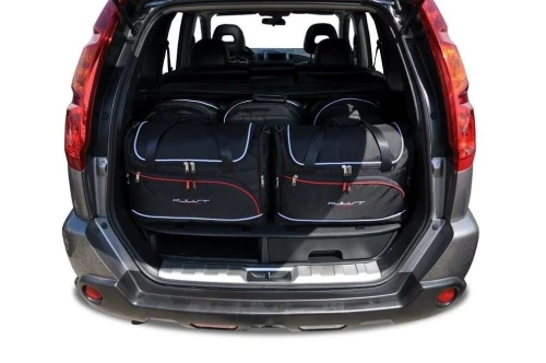 Torby do bagażnika Nissan X-Trail II 2007–2014 – zestaw KJUST AERO 5 szt., 7030012